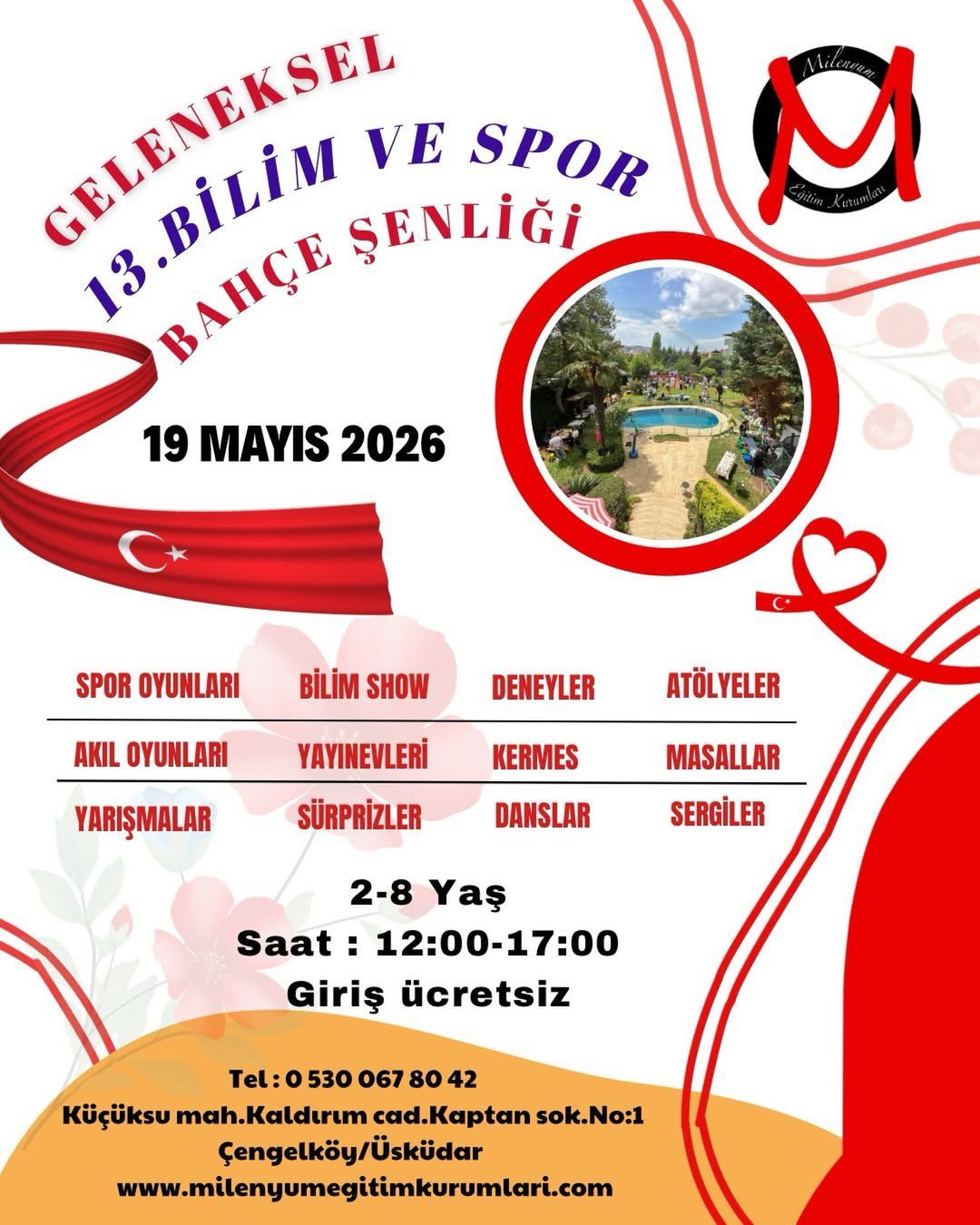 13. BİLİM SPOR VE BAHÇE ŞENLİĞİ